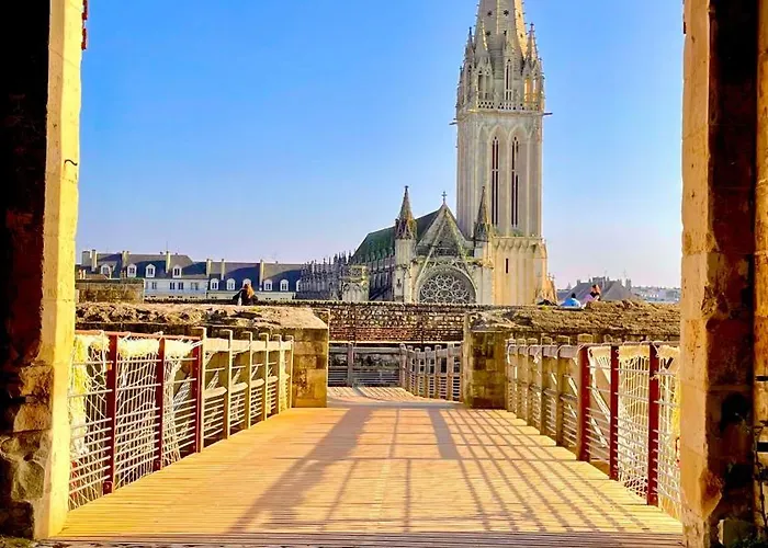 Apartment La Mome — Parking, Quartier Historique & Anime Caen